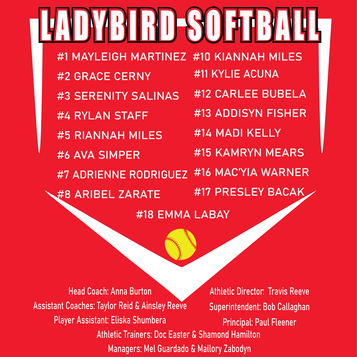 EL CAMPO SOFTBALL AREA CHAMPIONSHIP 2025