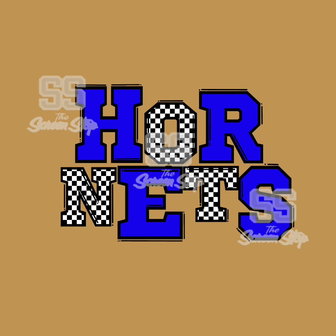 HORNETS CHECKERED