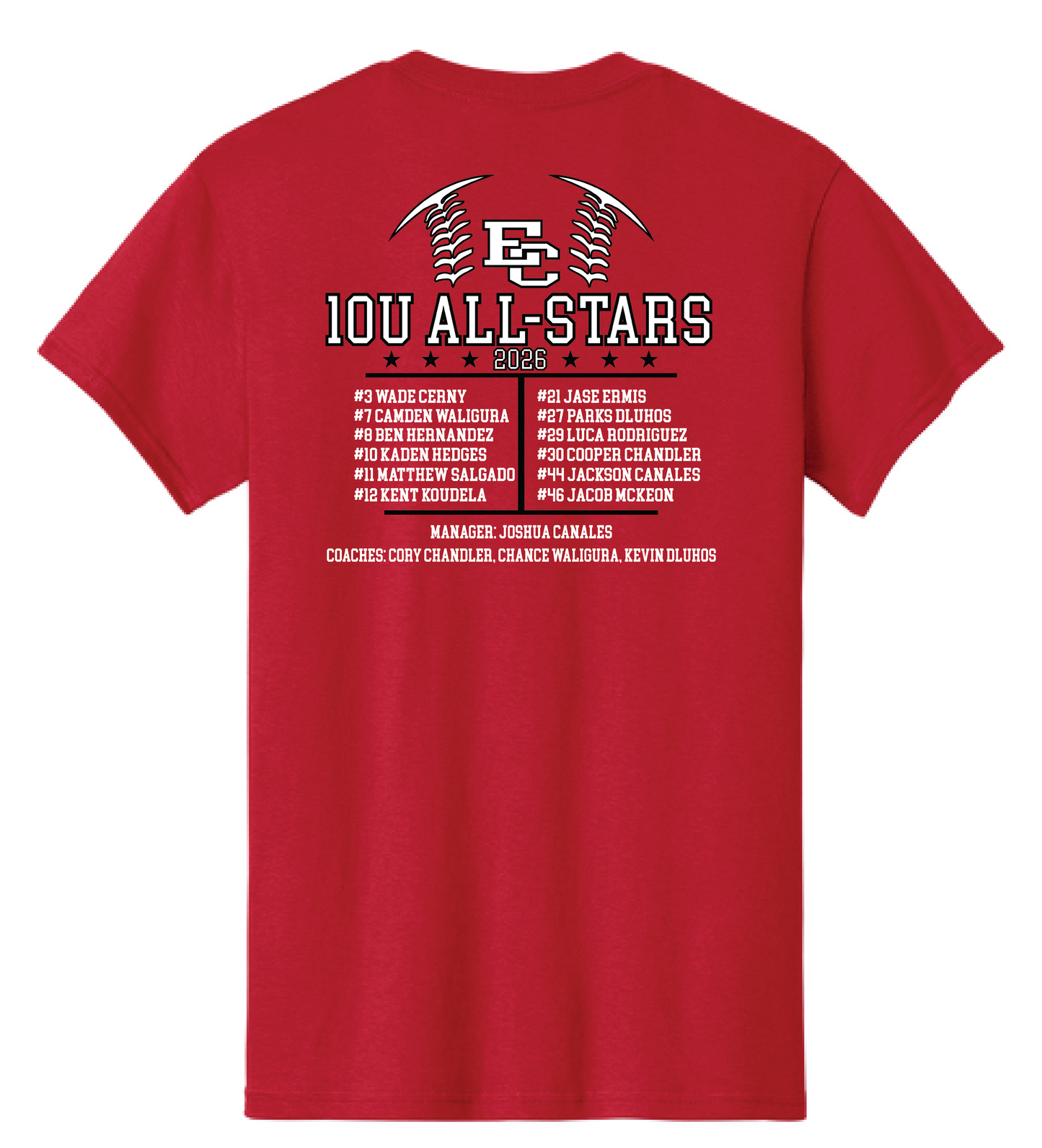 10U All-Stars Fan Shirt