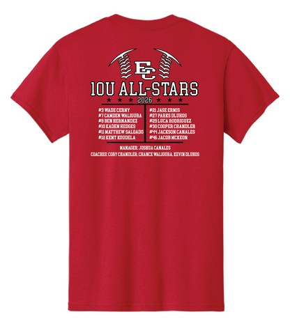 10U All-Stars Fan Shirt