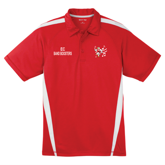EC Band Booster Red & White Polo