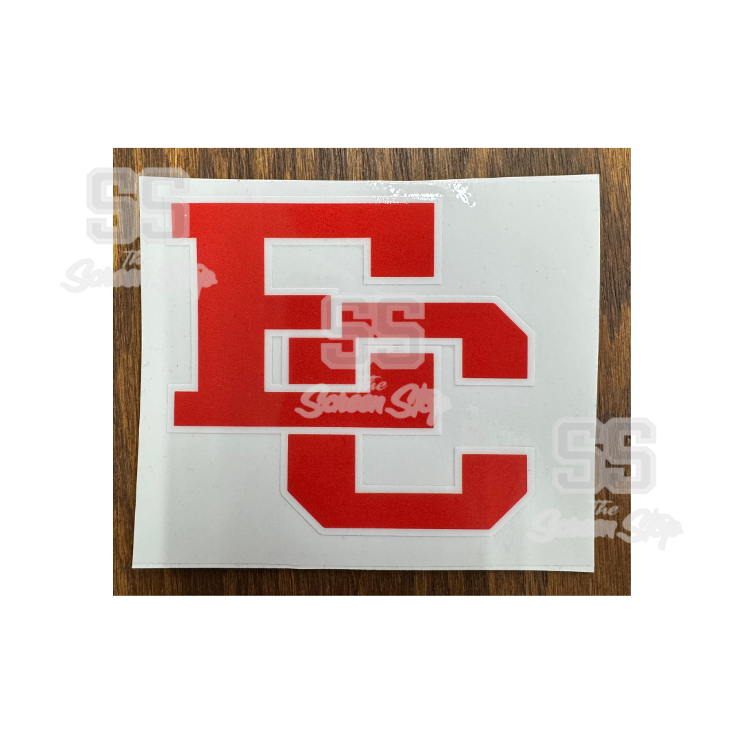 Ec Design Sticker EC STICKER (RED/WHITE) – The Screen Stop