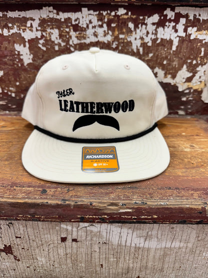 TYLER LEATHERWOOD CREAM ROPE HAT